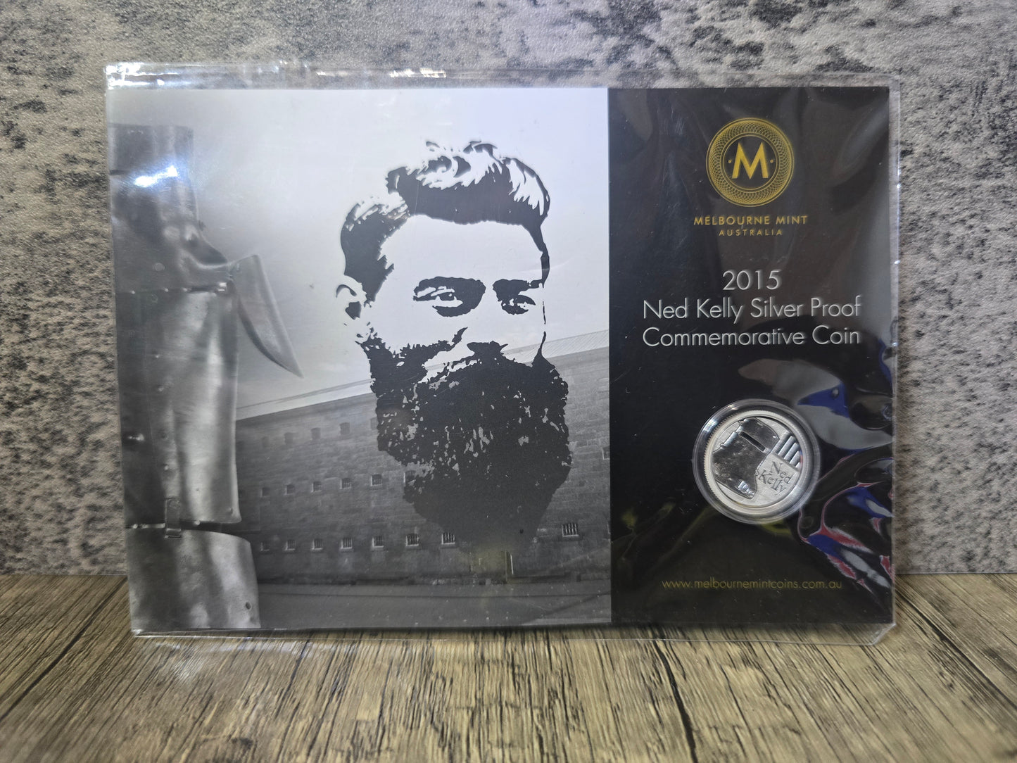 Ned Kelly 1/10th Silver Proof 2015
