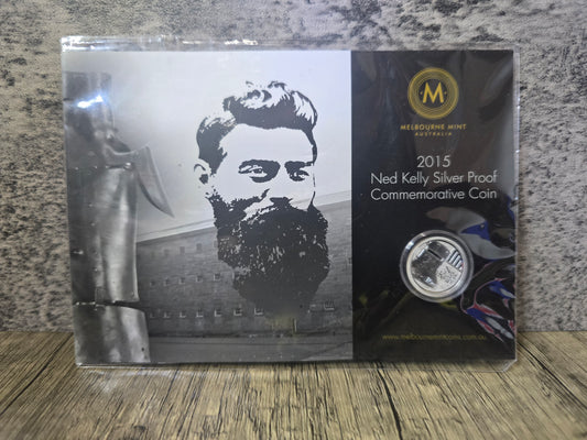 Ned Kelly 1/10th Silver Proof 2015
