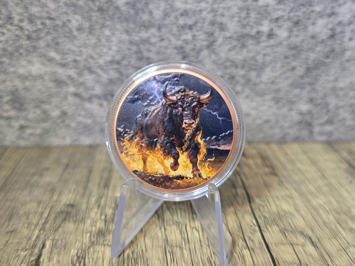 European Bison Flame Coloured 1oz