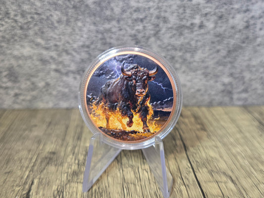 European Bison Flame Coloured 1oz