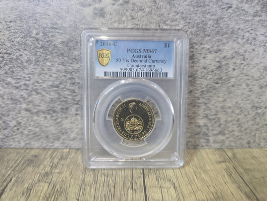 2016 $1 Changeover C-Counterstamp (Enlighten) MS67