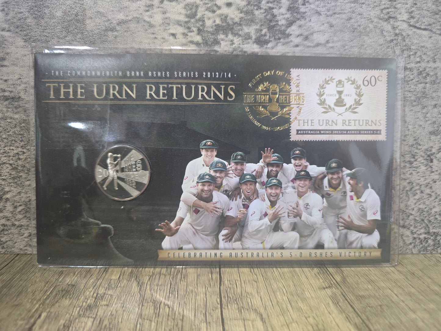 The Urn Returns, Ashes 2013/14 20c PNC