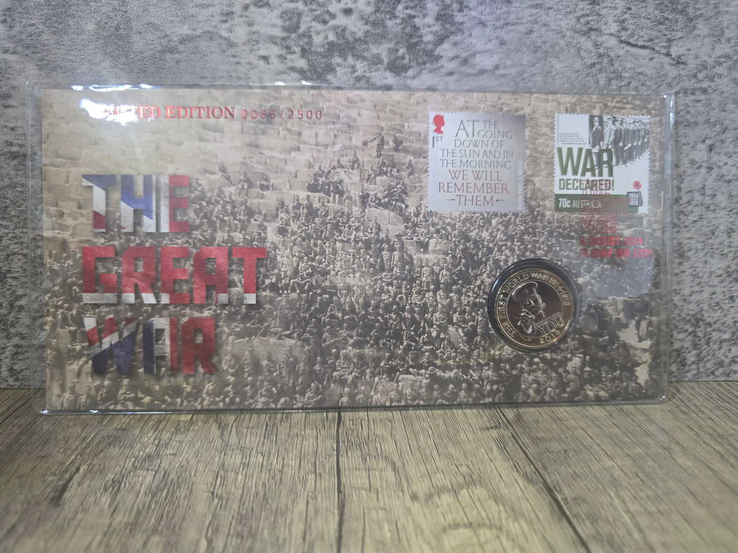 War Declared, The Great War, UK £2 PNC