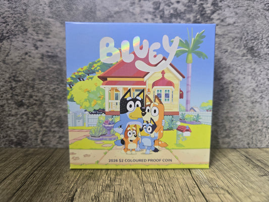 Bluey $2 Coloured AlBr Proof 2026