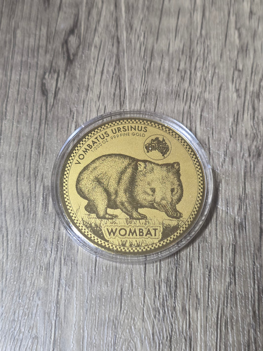 Wombat 1/200th gold, 3000 Francs Tchad 2024