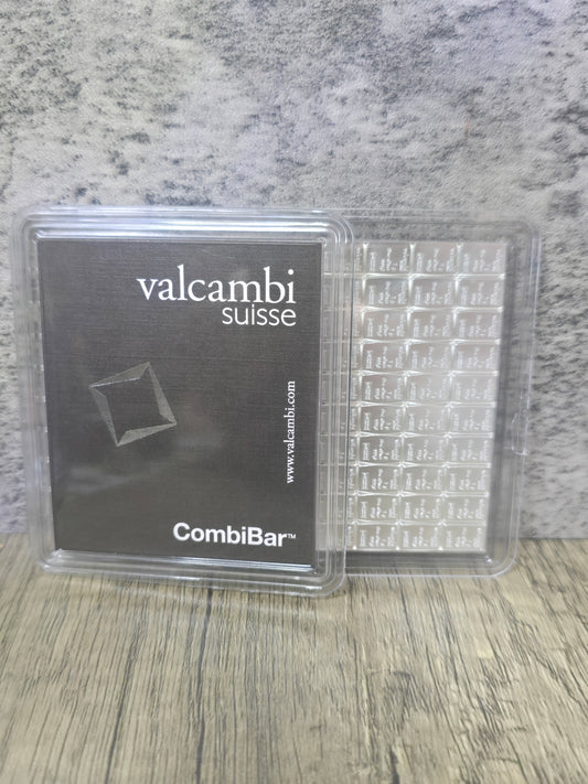 Valcambi CombiBar 100 x 1g w/ COA