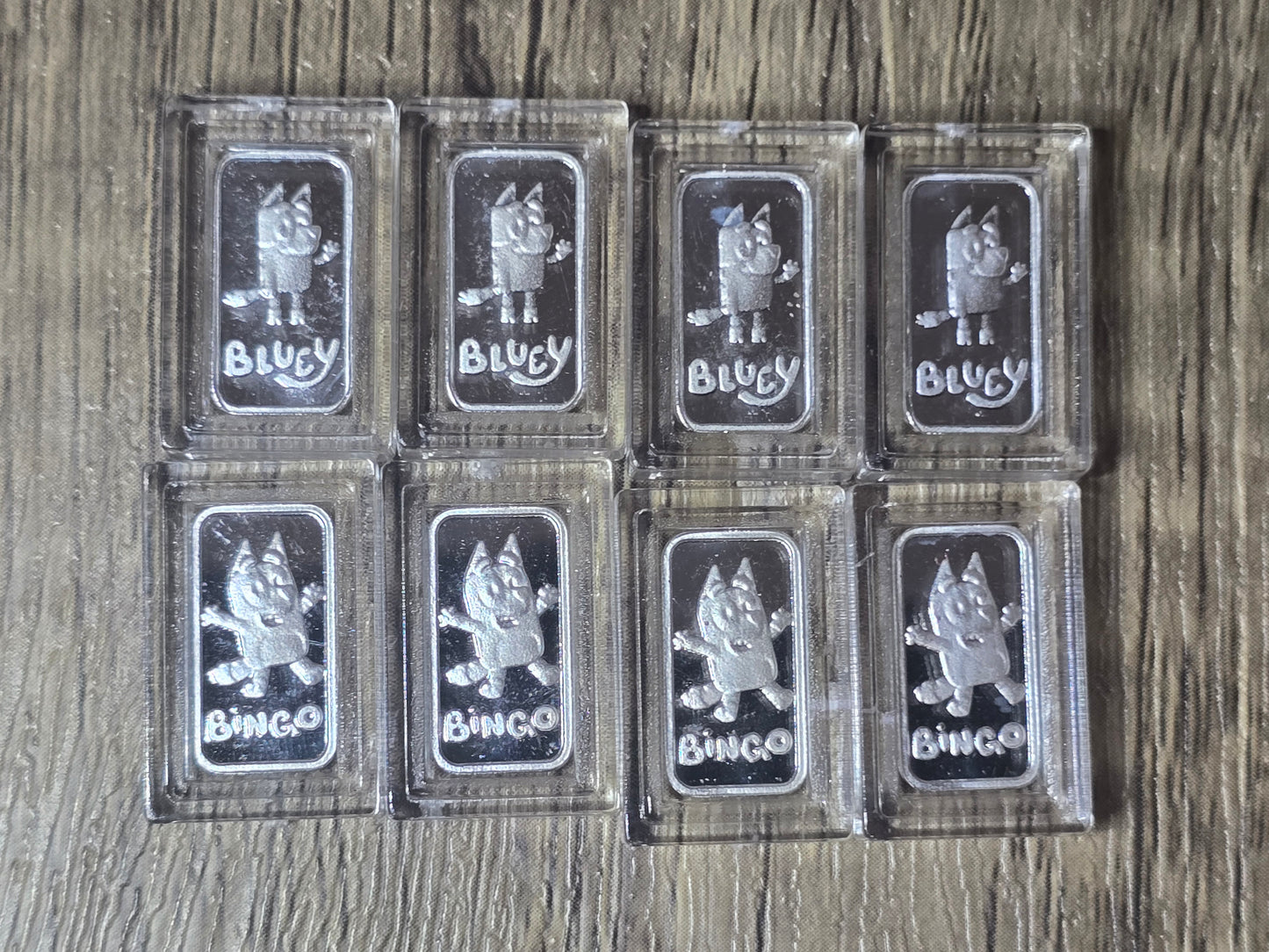 Bluey & Bingo 1g silver pair (2 x 1g)