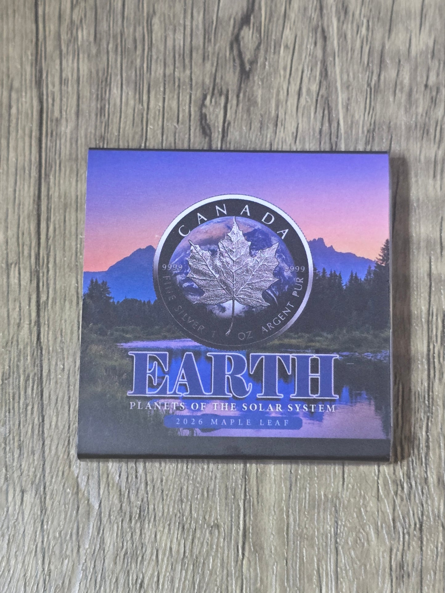 Canada Earth 1oz Coloured Maple 2026