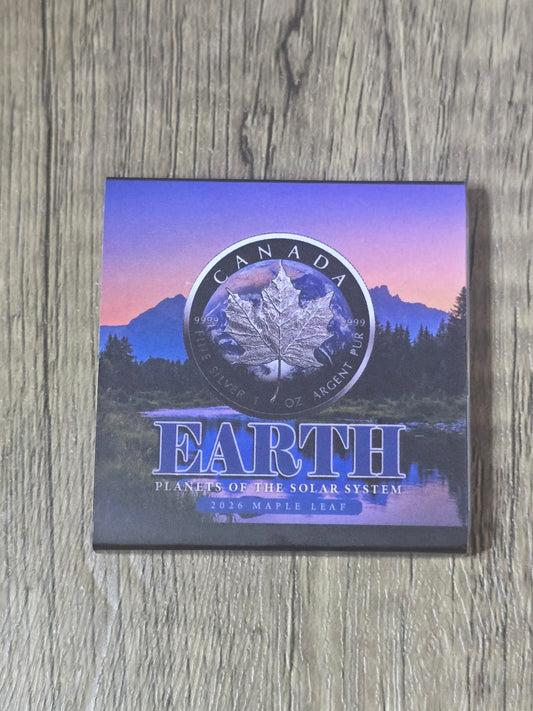 Canada Earth 1oz Coloured Maple 2026