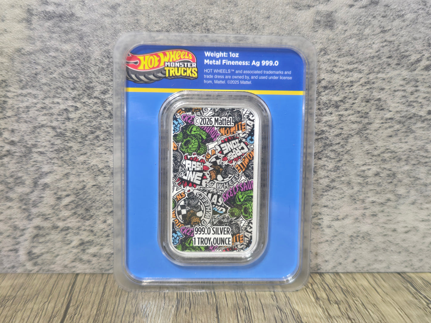 Mega Wrex Hotwheels Monster Trucks 1oz