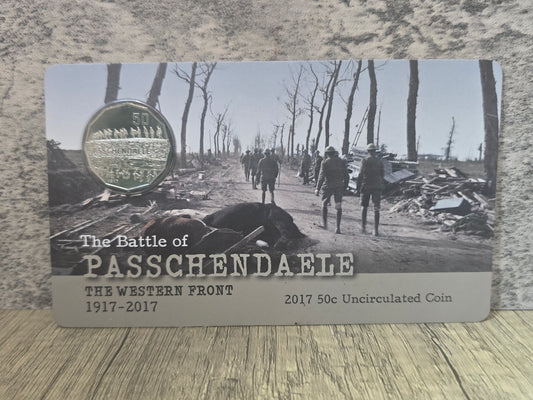 The Battle of Passchendale, Western Front 50c 2017