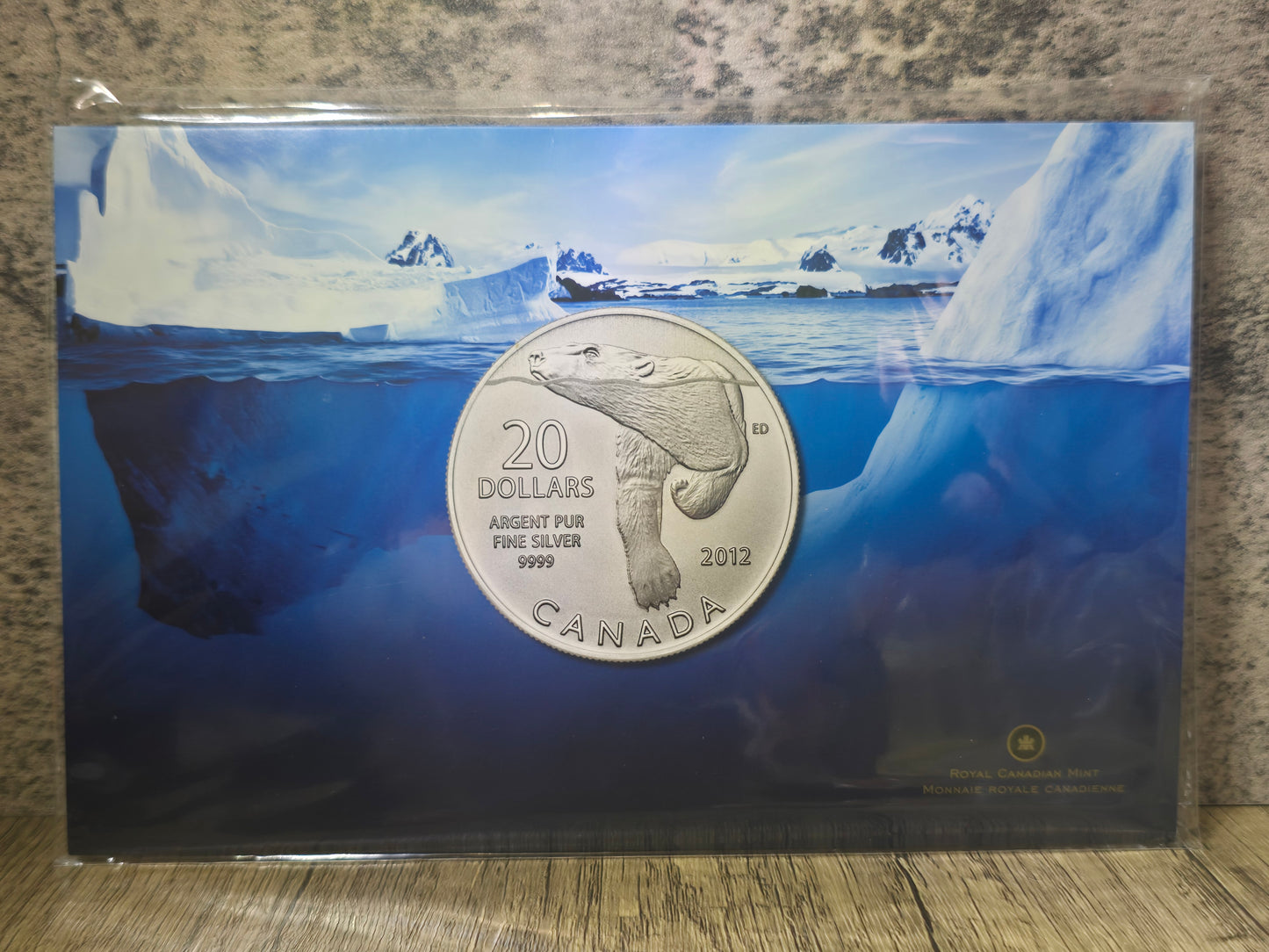 Canadian $20 Silver Polar Bear 2012