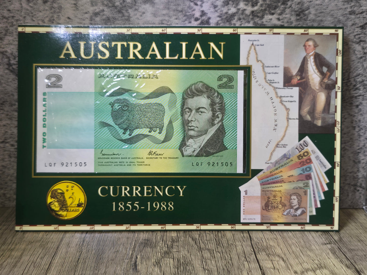 Australian Currency (1855-1988) Folio, $2 Proof Edition