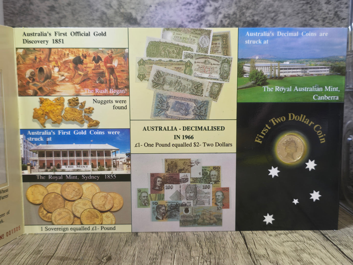 Australian Currency (1855-1988) Folio, $2 Proof Edition
