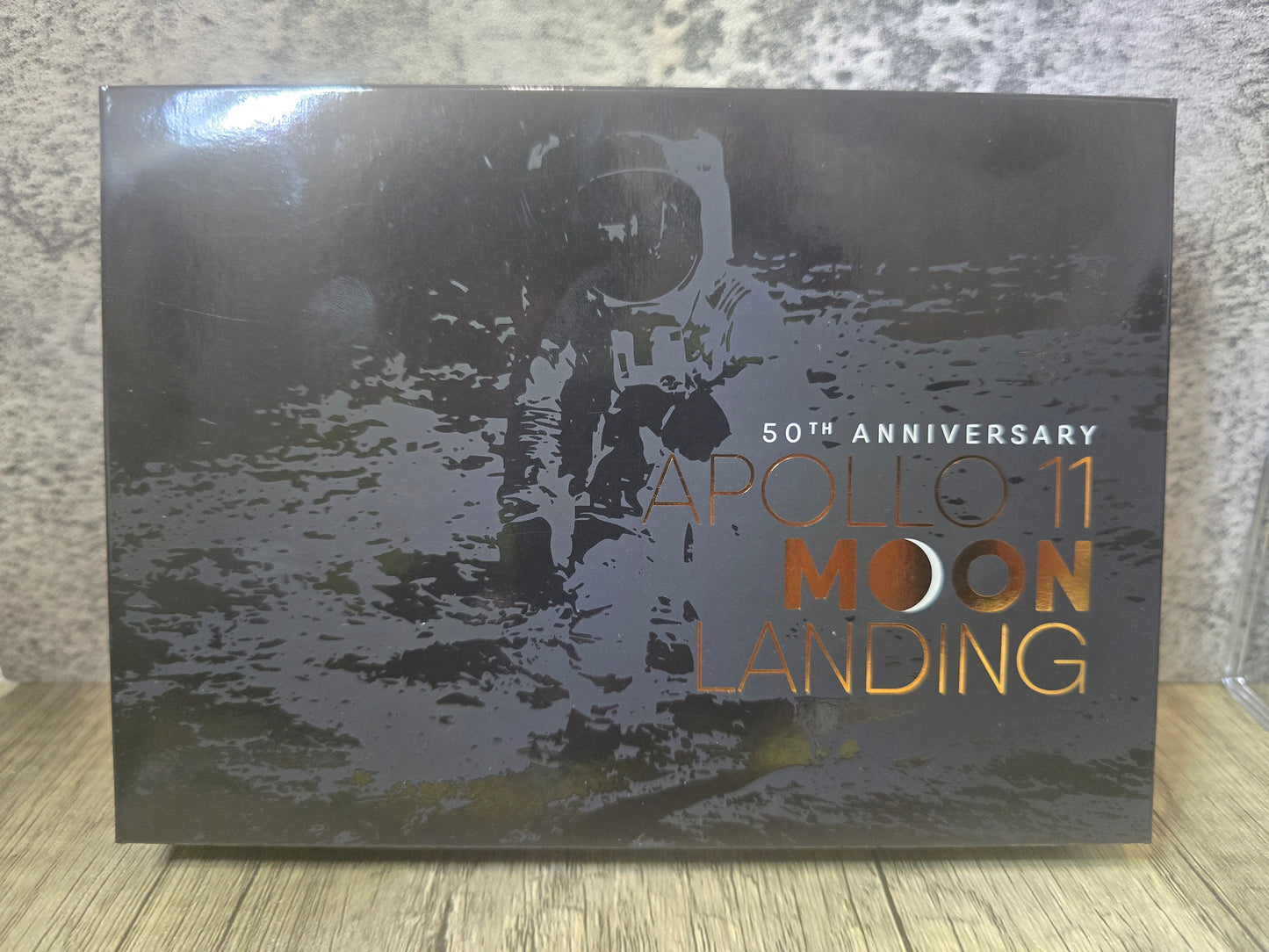 Apollo 11, 50th Anniversary moon landing 2-coin joint issue proof set (USA/AUS)