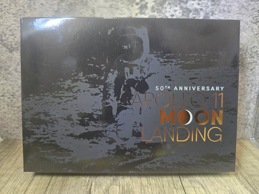 Apollo 11, 50th Anniversary moon landing 2-coin joint issue proof set (USA/AUS)