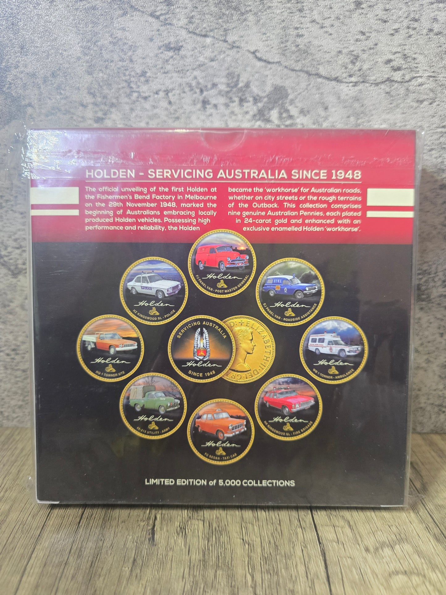 Holden Workhorses, Servicing Australia since 1948, Enamelled Penny Set