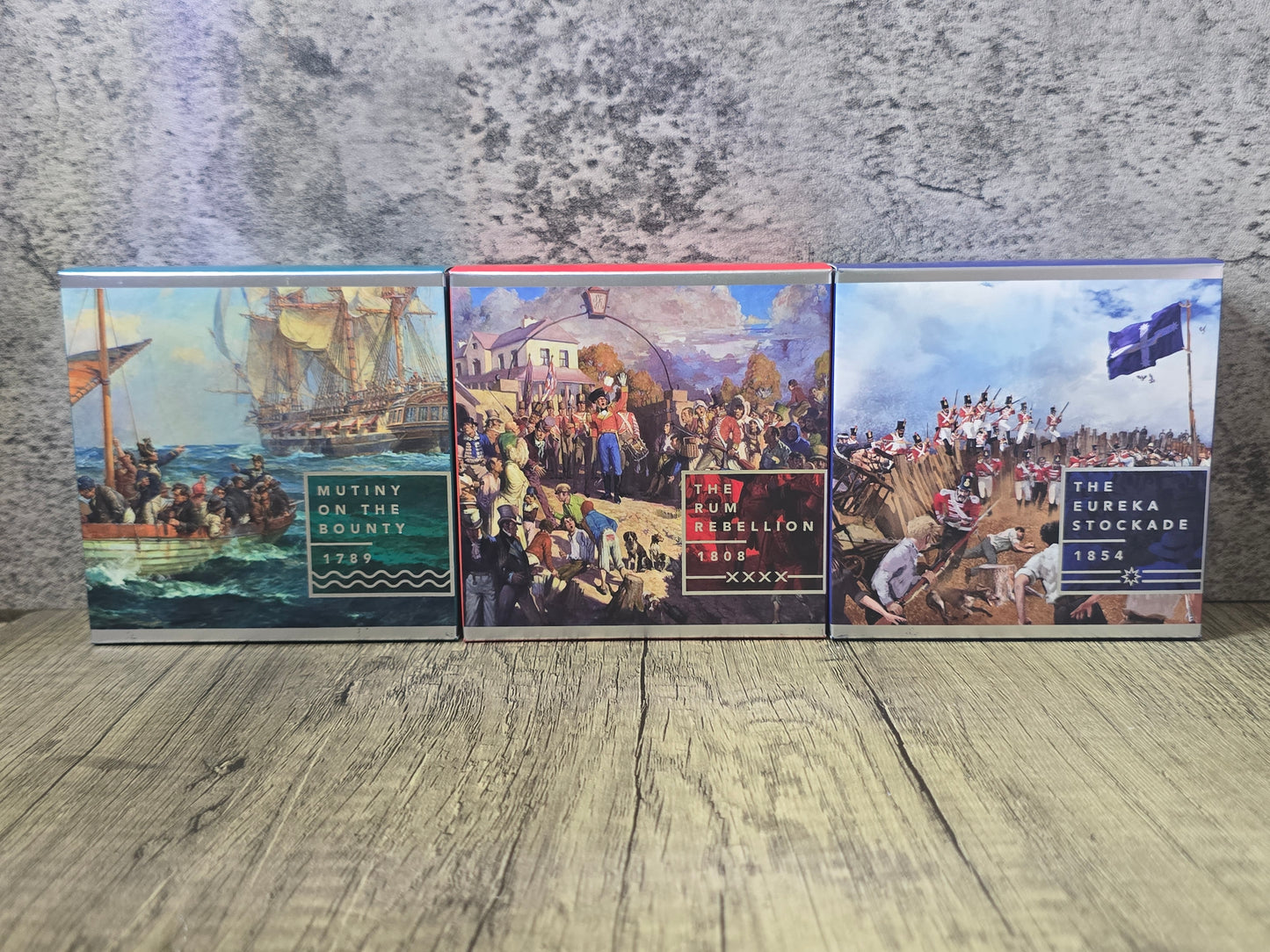 Mutiny and Rebellion Proof Set 3 x 1oz 2019