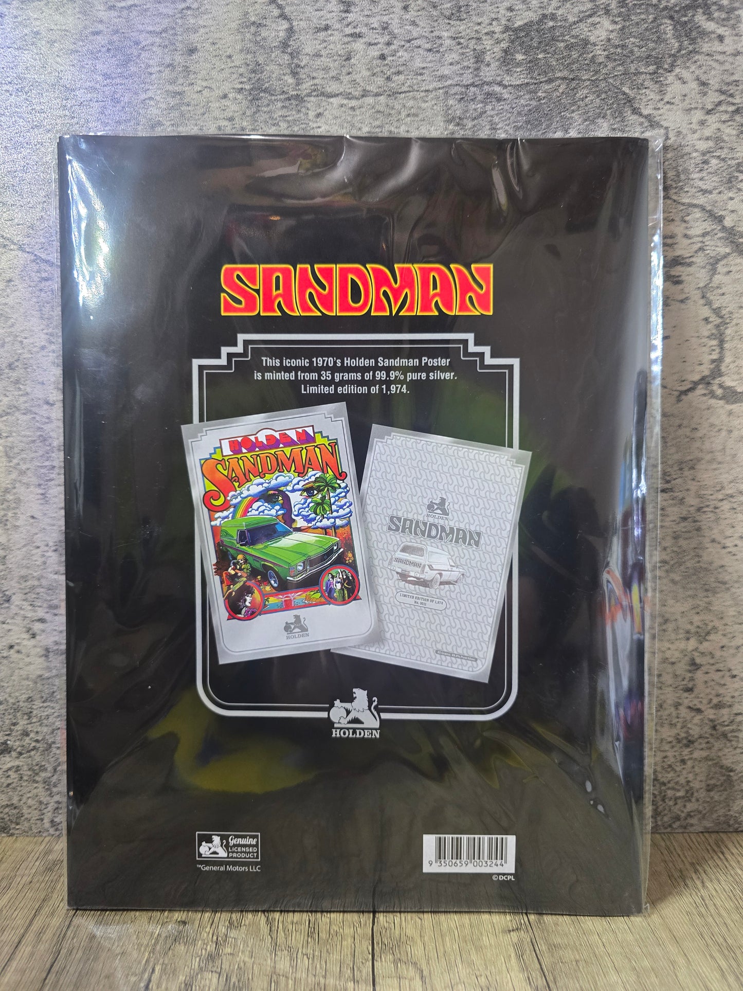 Holden Sandman Silver Foil 35g Poster