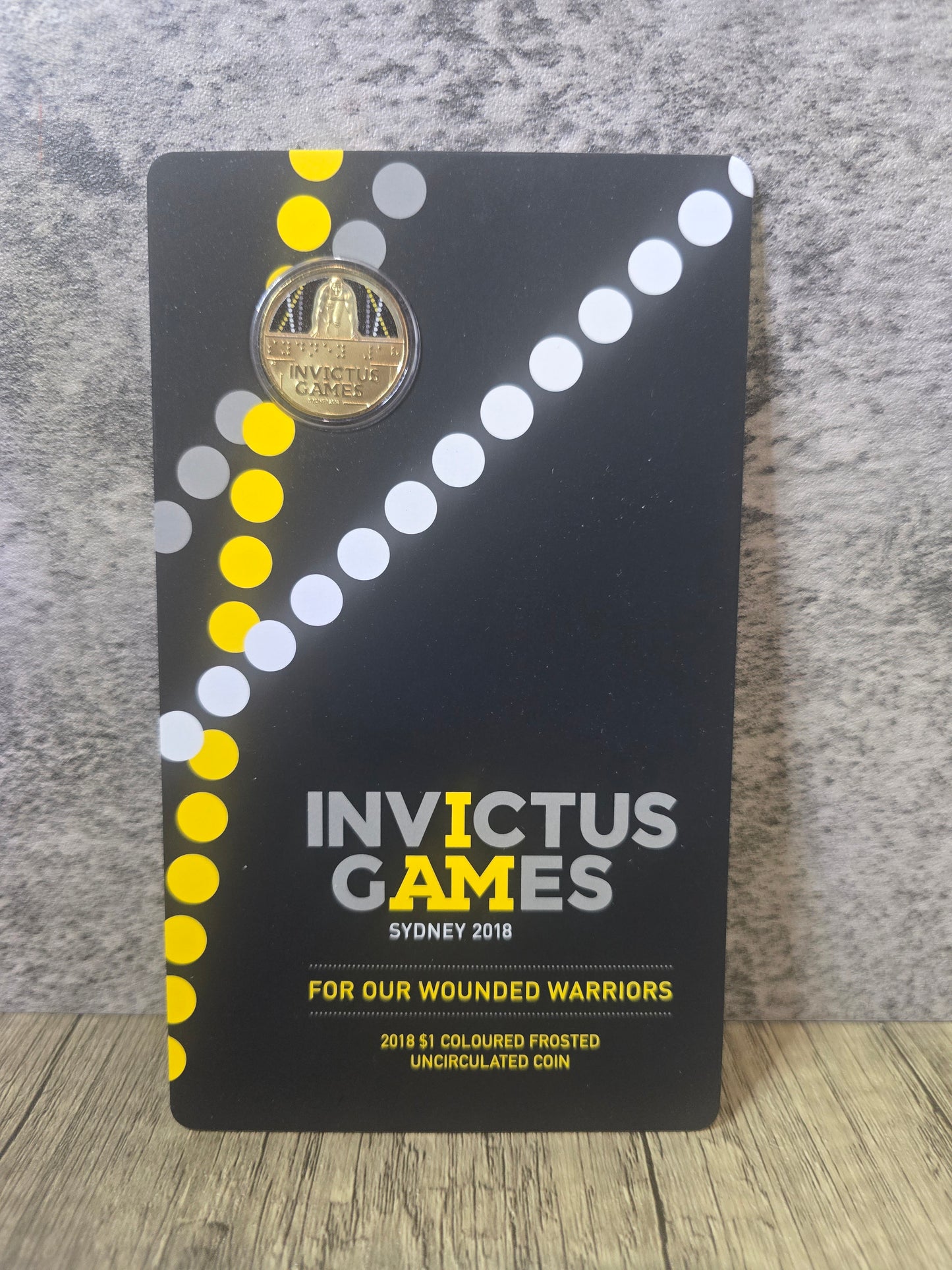 Invictus $1 Coloured 2018 (card)
