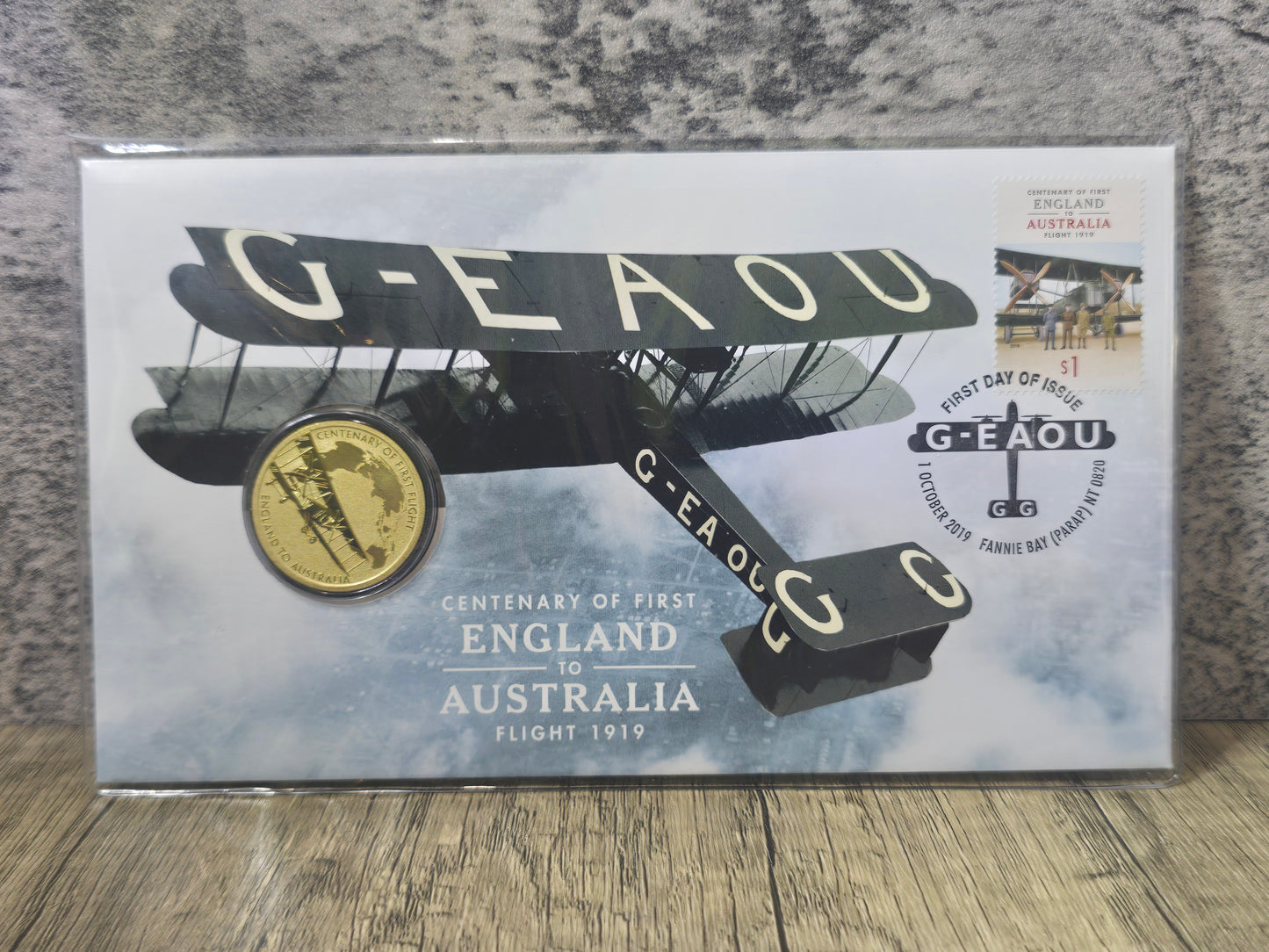 Centenary of First Flight $1 PNC 2019