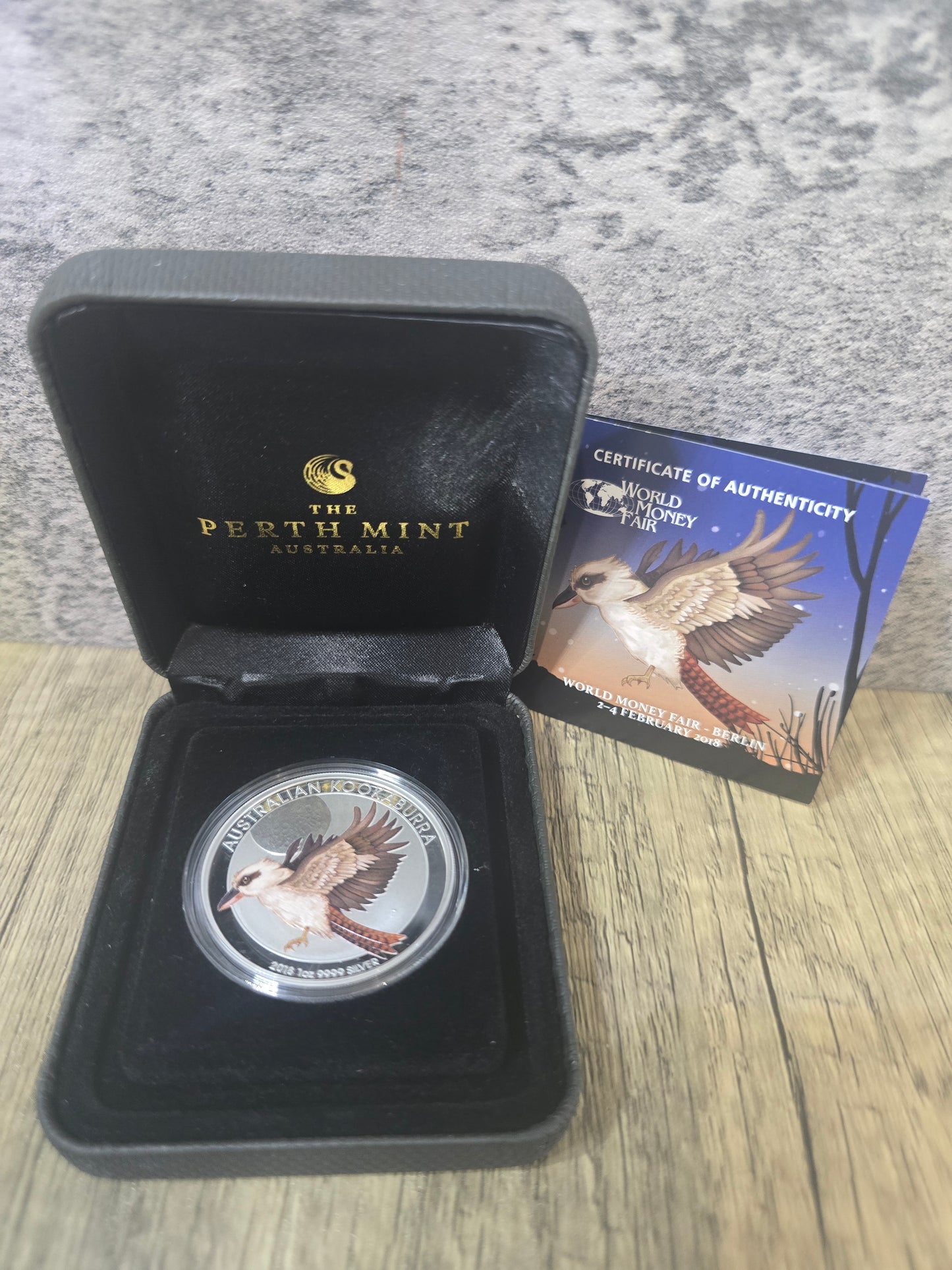 2018 WMF Kookaburra Coloured 1oz proof
