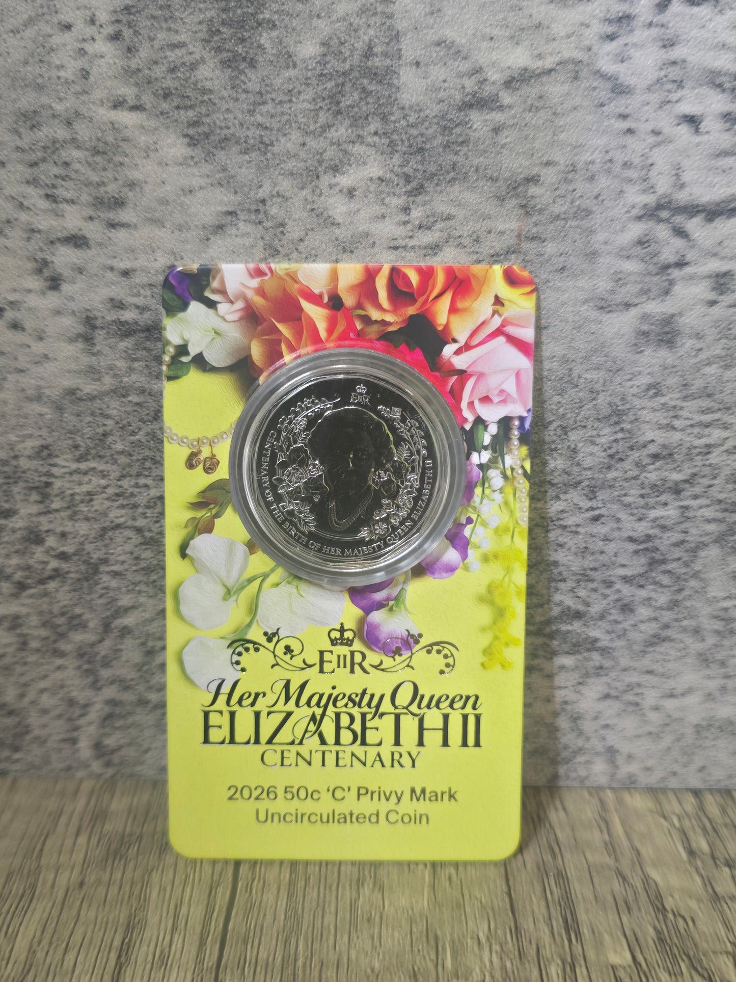 Queen Elizabeth ERII Centenary C-Mint 50c 2026