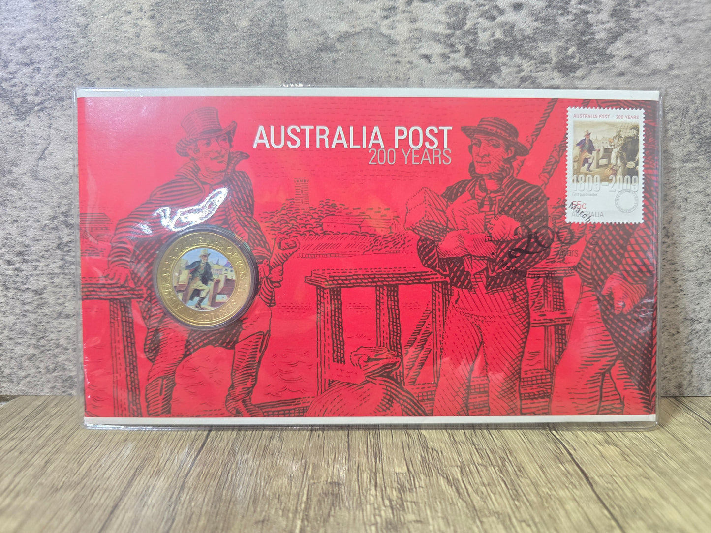 Australia Post 200years (P) $1 PNC 2009