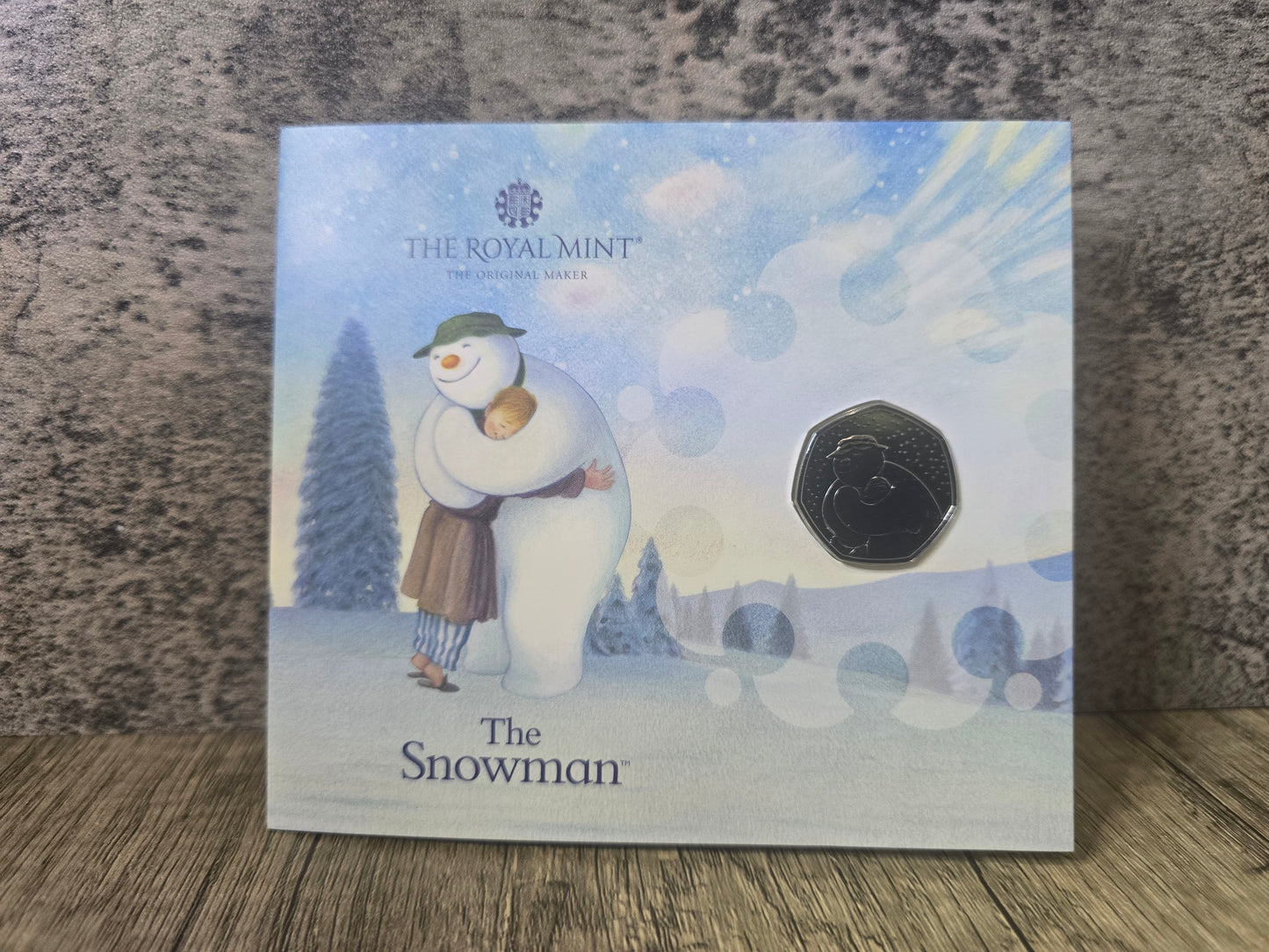 Snowman 50p Chistmas Card Edition UNC 2020
