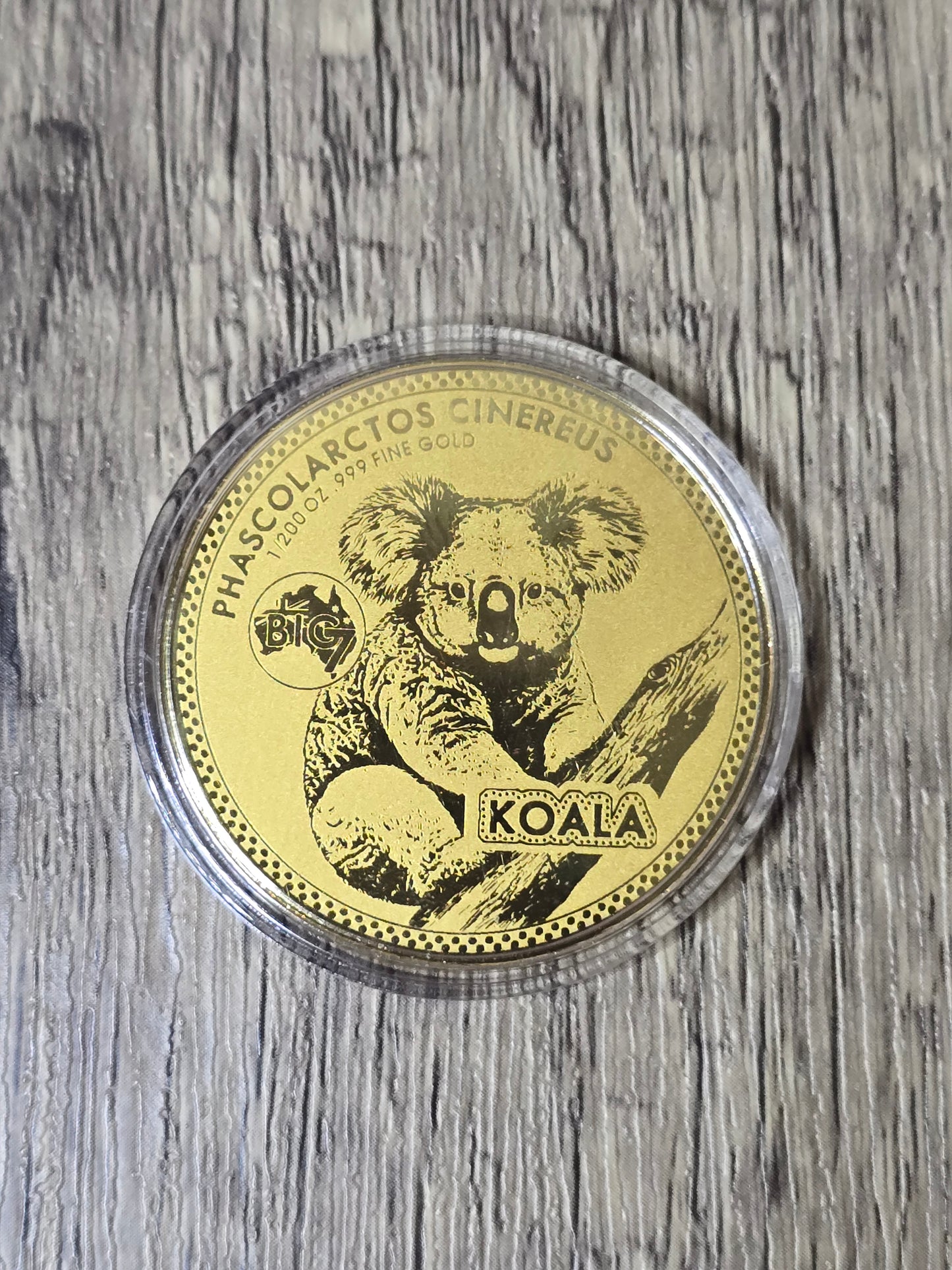 Koala 1/200th gold, 3000 Francs Tchad 2024