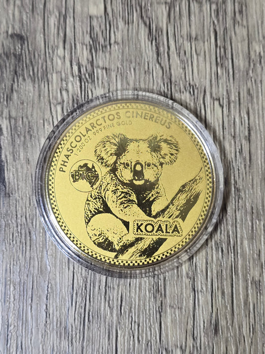 Koala 1/200th gold, 3000 Francs Tchad 2024