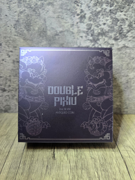 Double Pixiu 2oz Antique 2021