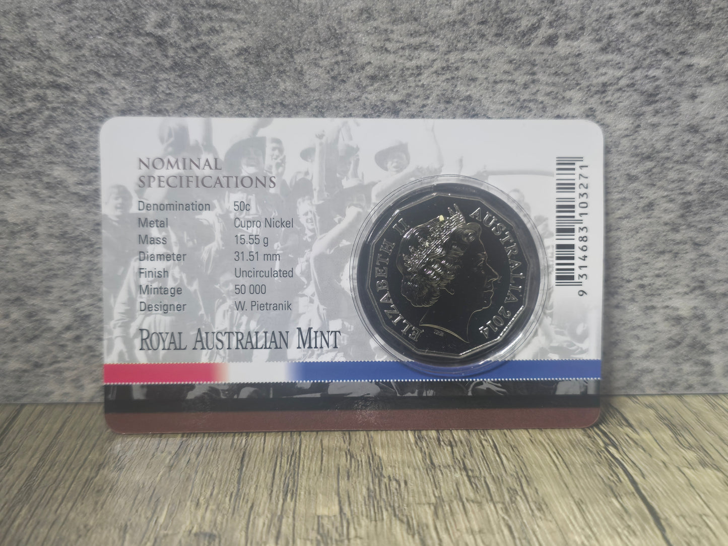 German New Guinea 50c 2014