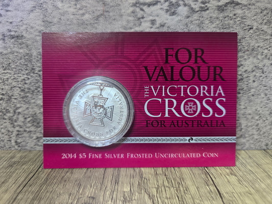For Valour, The Victoria Cross $5 Silver 2014