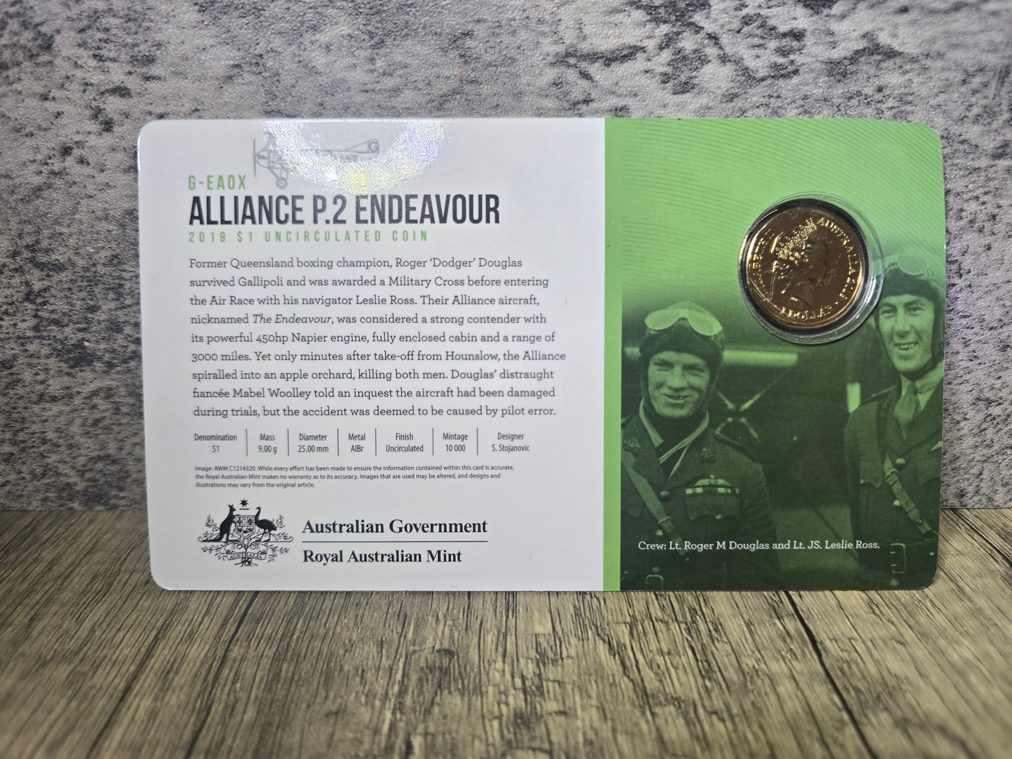 Alliance P.2 Endeavour $1 2019
