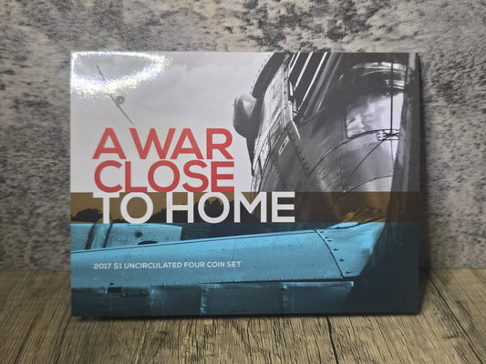 2017 A War Close to Home $1 4-coin UNC set