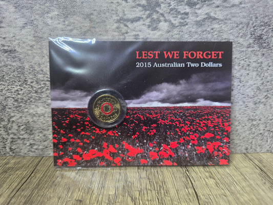 2015 $2 War Graves Downies Card