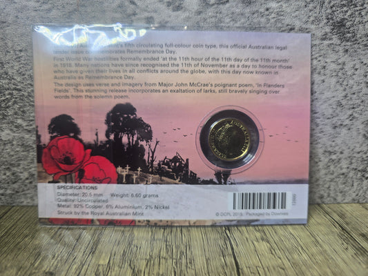 2015 $2 Flanders Field Downies Card