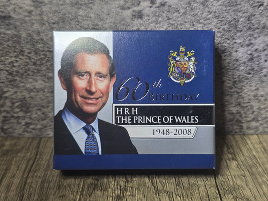 Prince Charles 60th Birthday 1oz Proof 2008