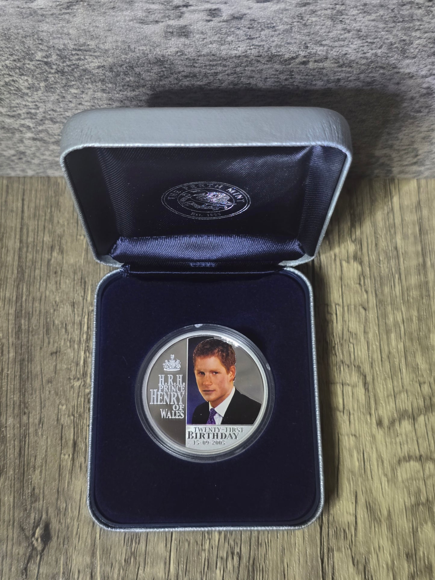 Prince Harry 21st Birthday 1oz Proof 2005