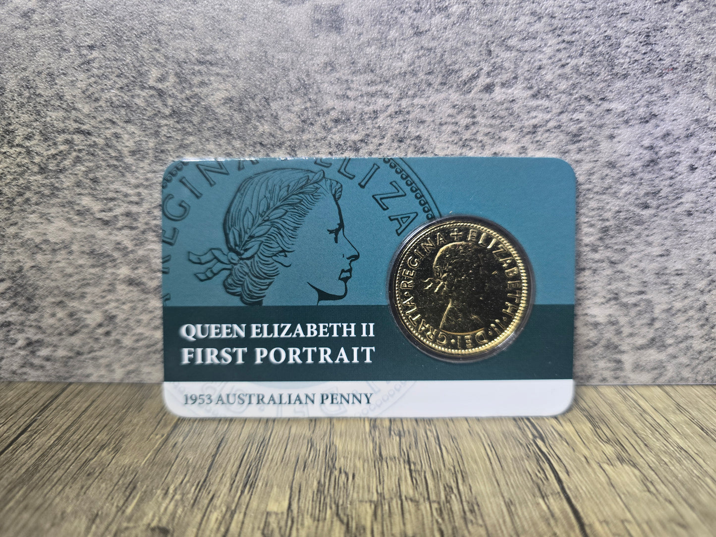1953 QEII First Portrait Plated Penny (Downies Issue)