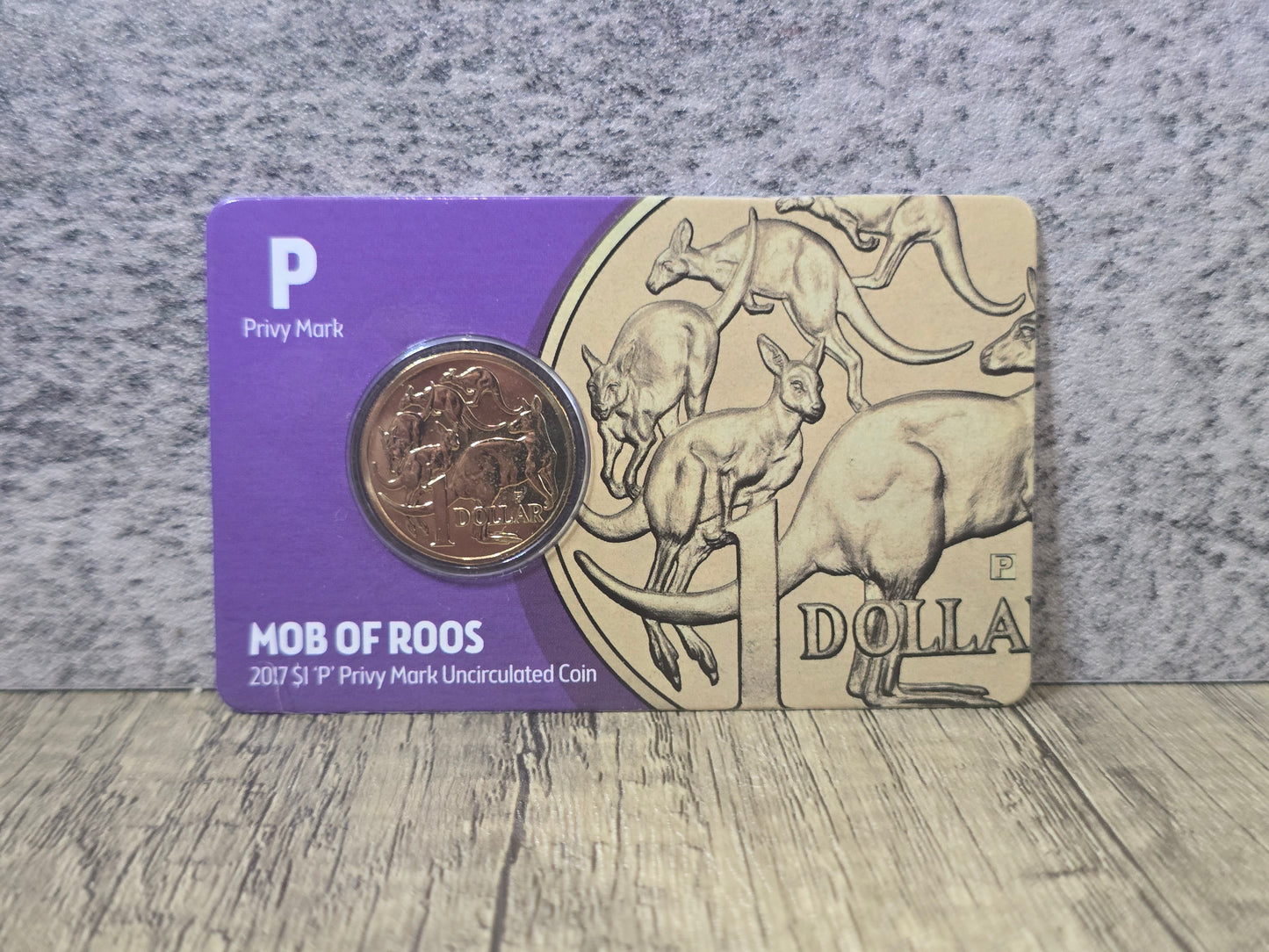 Mob of Roos $1 'P' Privy ANDA 2017