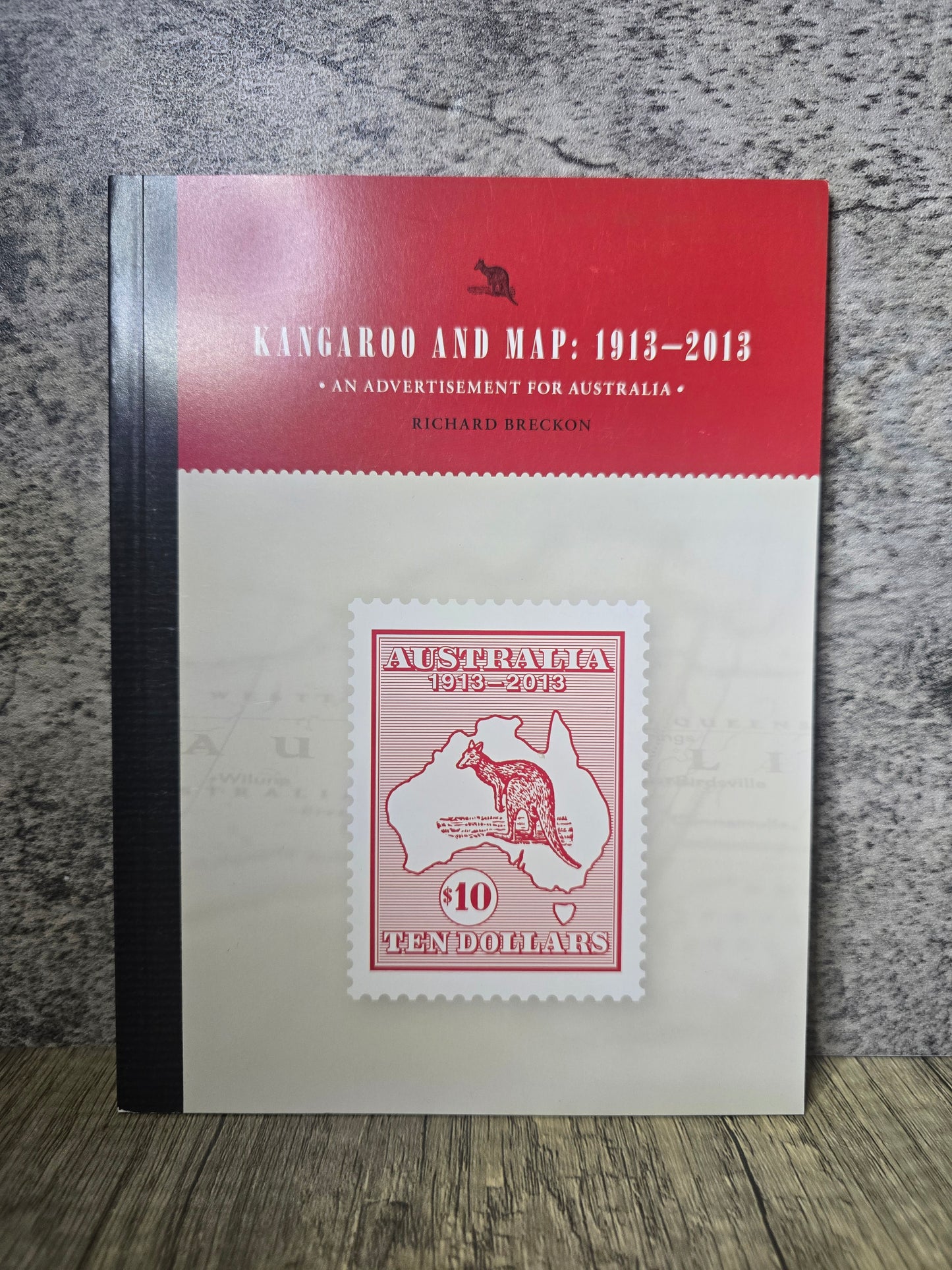 Kangaroo And Map: 1913-2013, An Advertisement for Australia, Stamp Booklet, Unused