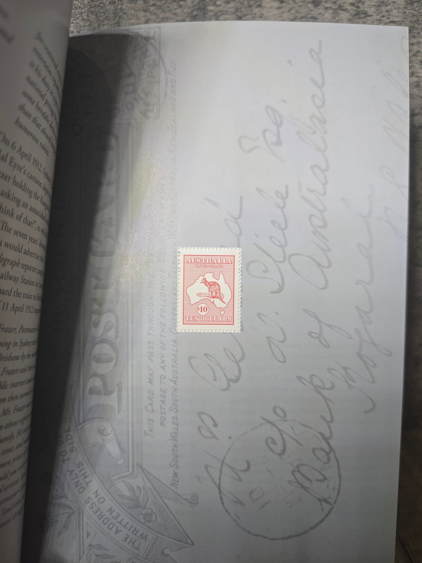 Kangaroo And Map: 1913-2013, An Advertisement for Australia, Stamp Booklet, Unused