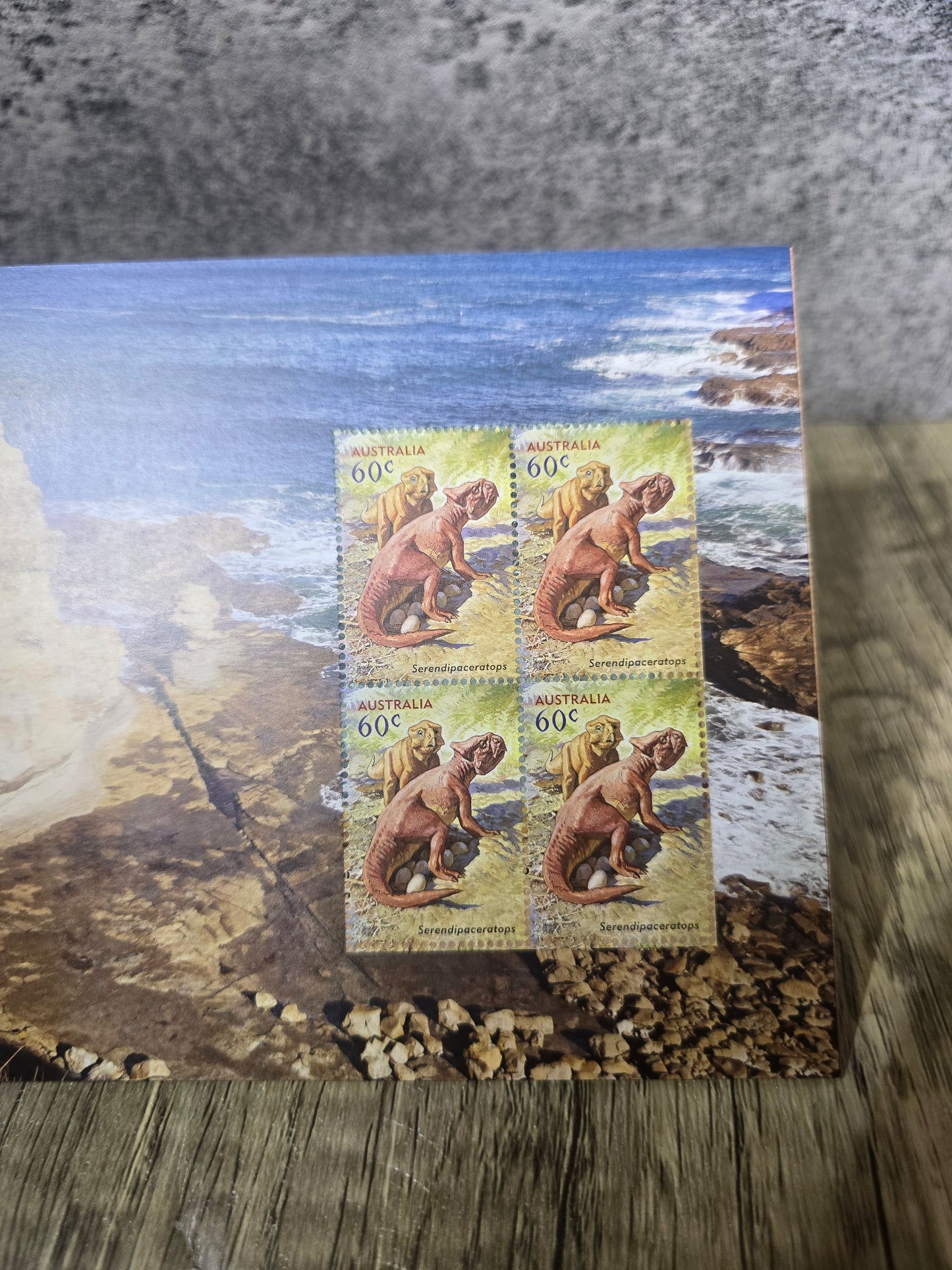 Australia's Age of Dinosaurs, Stamp Booklet, Unused
