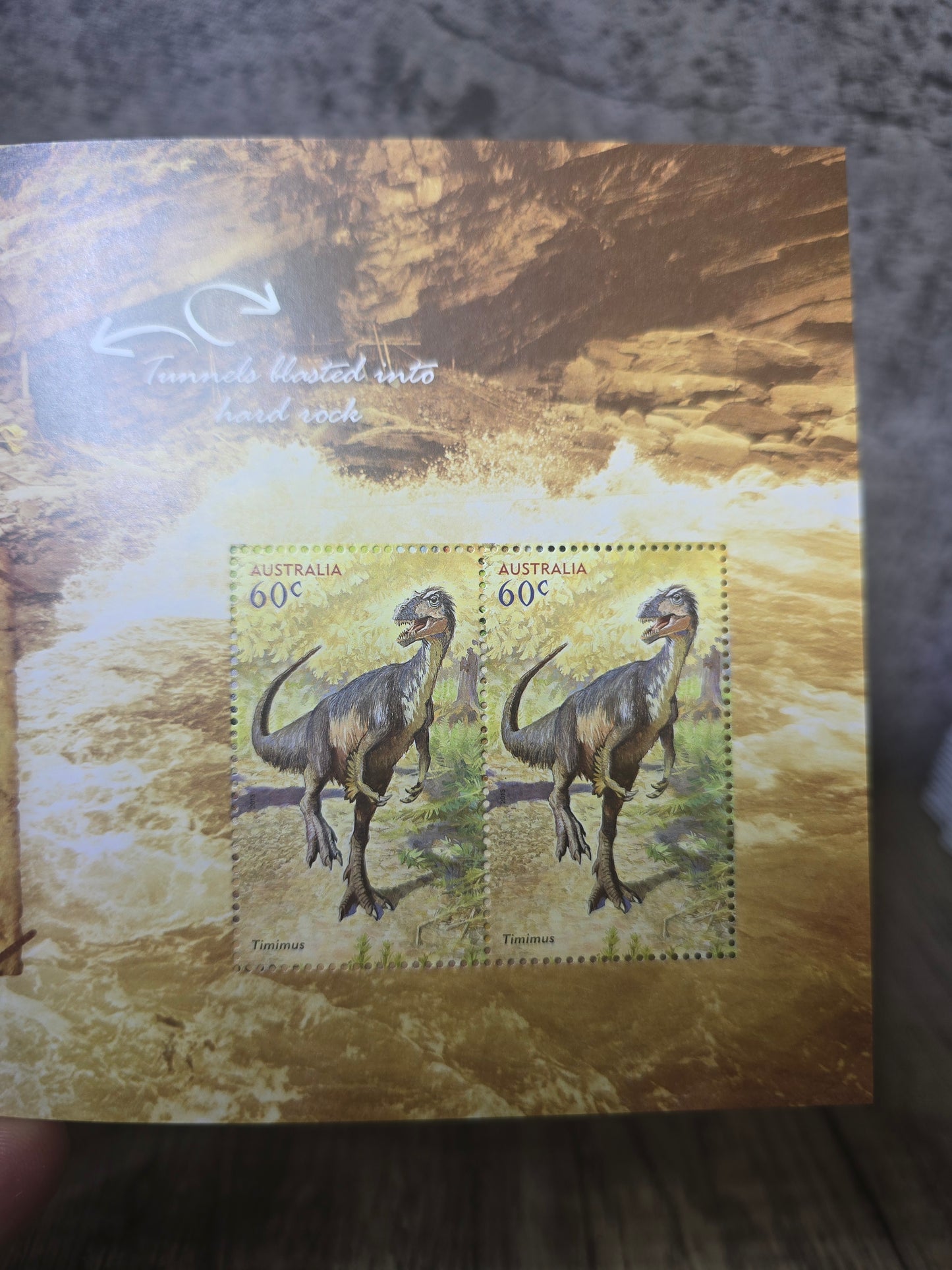 Australia's Age of Dinosaurs, Stamp Booklet, Unused
