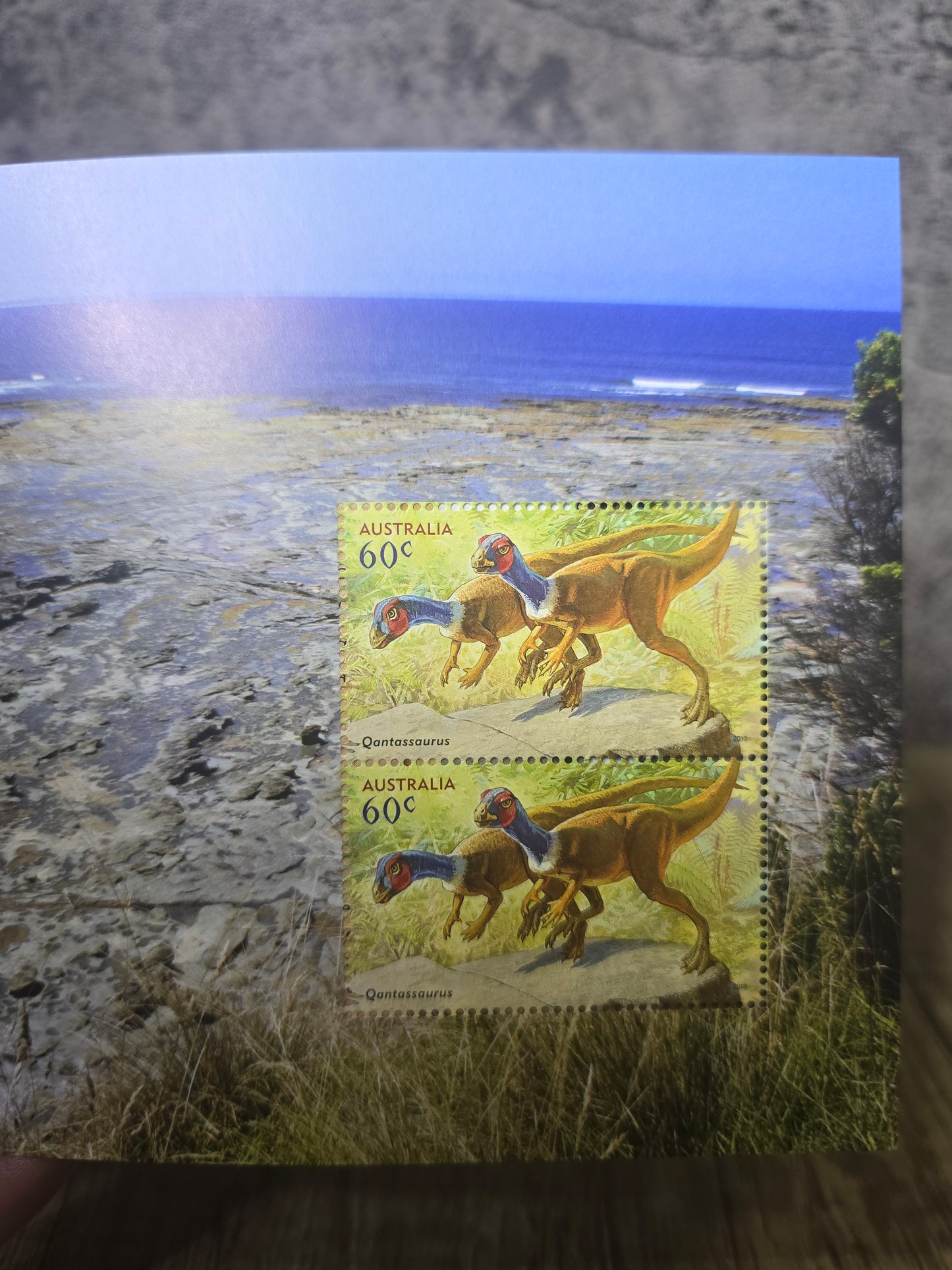 Australia's Age of Dinosaurs, Stamp Booklet, Unused