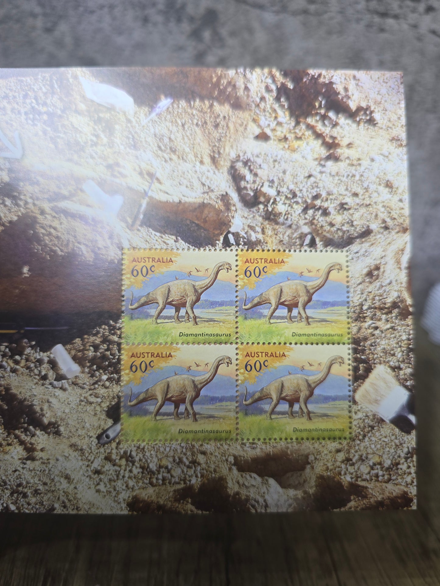 Australia's Age of Dinosaurs, Stamp Booklet, Unused