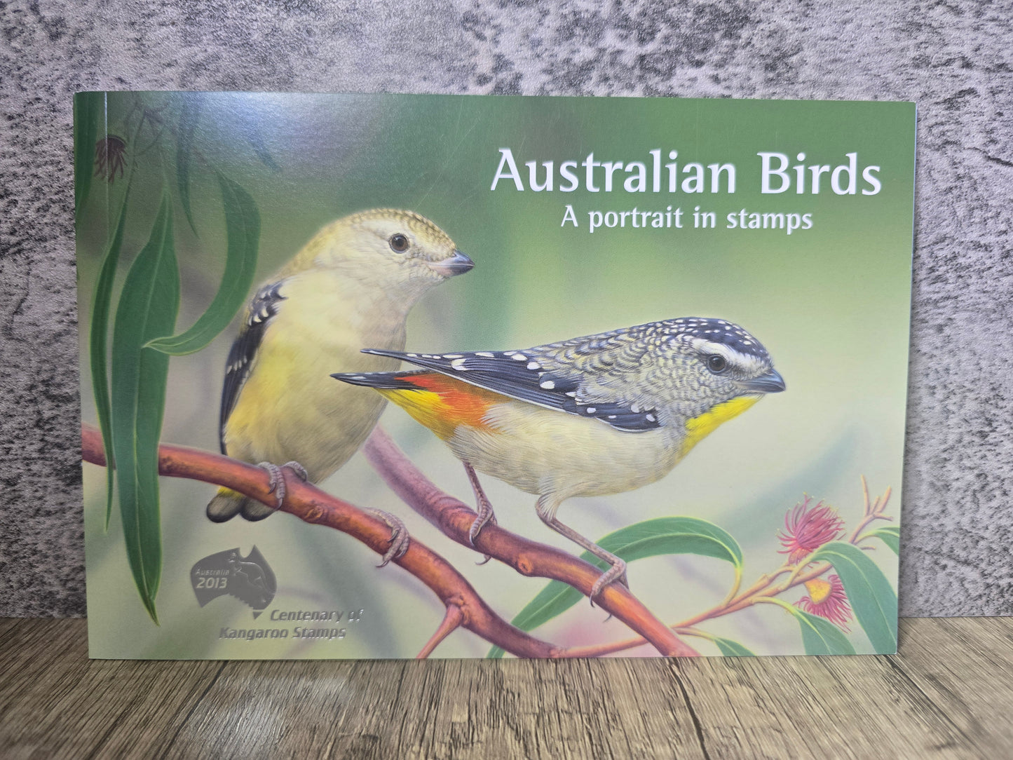 Australian Birds: A Portrait in Stamps, Overprint Centenary of Kangaroo Stamps 2013 Prestige Booklet, Unused