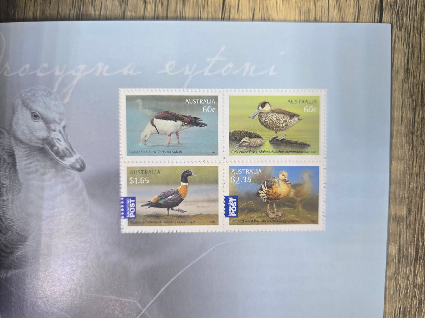 Australian Birds: A Portrait in Stamps, Overprint Centenary of Kangaroo Stamps 2013 Prestige Booklet, Unused